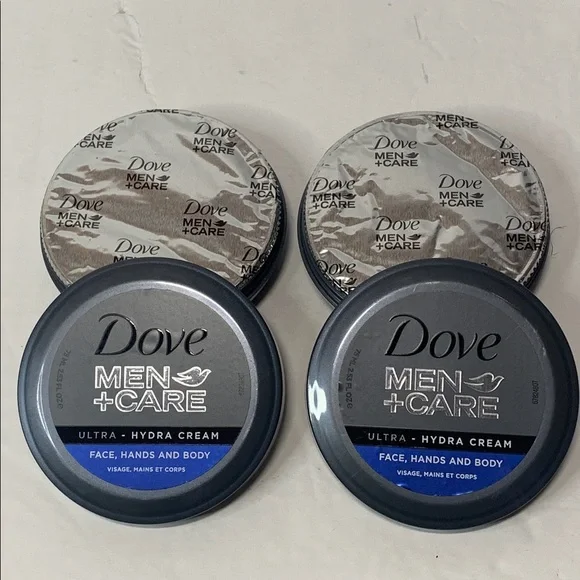Dove Men+Care Ultra Hydra Cream Face Hands Body 2-2.5 oz New - Picture 2 of 8